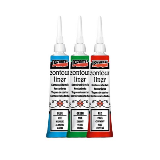 Kontúrozó festék, Pentart - több színben 20 ml