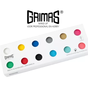 Grimas 12 színű arcfestő készlet 6/P6 XL