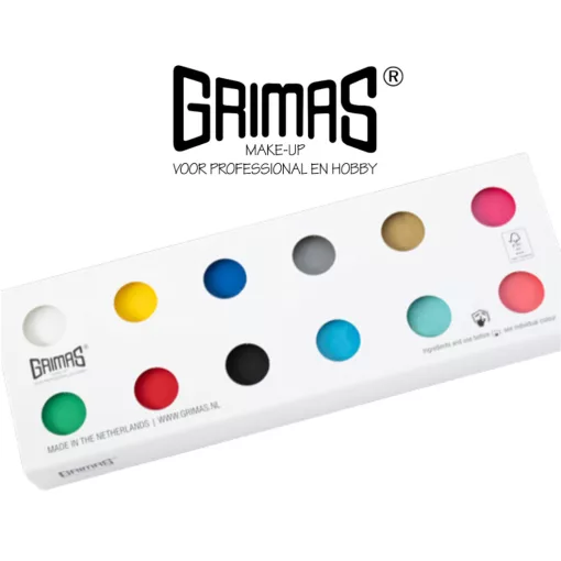 Grimas 12 színű arcfestő készlet 6/P6 XL