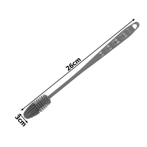 33 cm-es hosszú szilikon üvegmosó kefe palackokhoz és kulacsokhoz