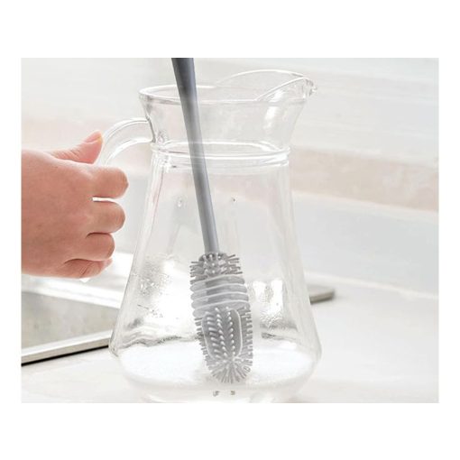 33 cm-es hosszú szilikon üvegmosó kefe palackokhoz és kulacsokhoz