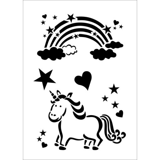 Téli, karácsonyi kreatív sablon szett - 2 féle 10 ív/cs