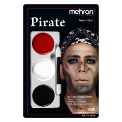 Mehron háromszínű arcfestő készlet - Kalóz /Pirate/