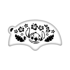 Stitch homlok arcfestő sablon stencil gyerek arcfestéshez