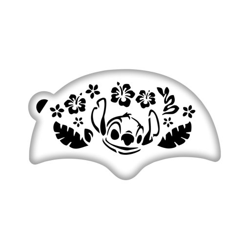 Stitch homlok arcfestő sablon stencil gyerek arcfestéshez