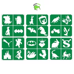 Mk Body Deco Csillámtetoválás sablon szett 24 db /1-6/