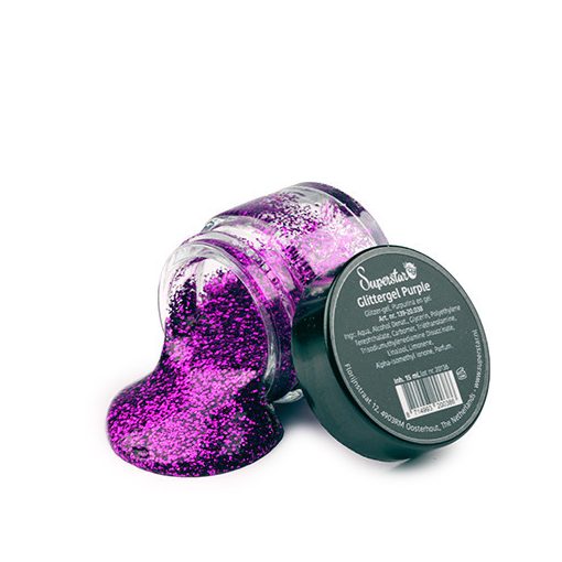 Superstar csillámzselé lila 15ml