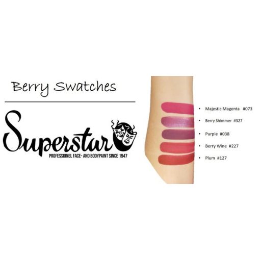 Superstar arcfesték - Gyöngyház Szeder 16g /Berry Shimmer 327/
