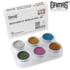 Grimas 6 színű Metal arcfestő készlet 