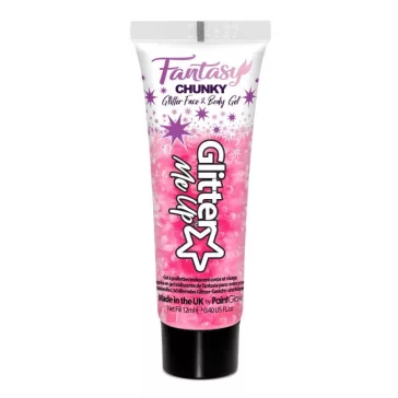 Fantasy nagyszemcsés csillámzselé - Flamingo fiesta