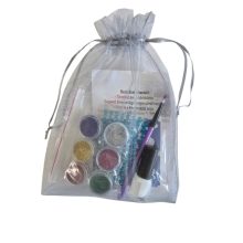 Csillámtetoválás nagy szett - 48 db sablonnal