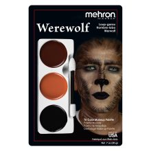 Mehron háromszínű arcfestő készlet - Vérfarkas /Werewolf/