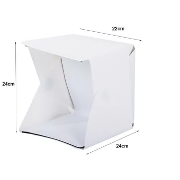 Fotó Stúdió Box Termékfotózáshoz 20 LED-es