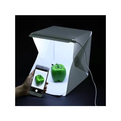 Fotó Stúdió Box Termékfotózáshoz 20 LED-es