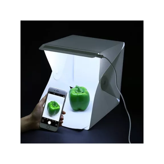 Fotó Stúdió Box Termékfotózáshoz 20 LED-es
