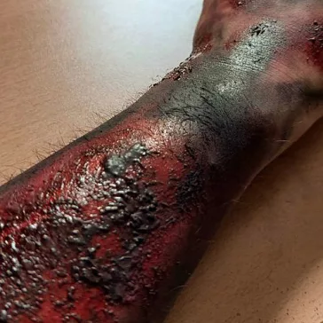Grimas Burn Paste sötétvörös égéspaszta speciális effektekhez