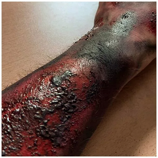 Grimas Burn Paste sötétvörös égéspaszta speciális effektekhez