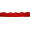 Csipke 100% pamut 2 cm-es piros