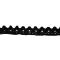 Csipke 100% pamut 2 cm-es fekete