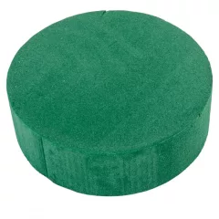 Vizes tűzőhab henger 22x7 cm friss virág kompozíciókhoz