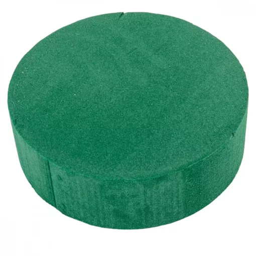Vizes tűzőhab henger 22x7 cm friss virág kompozíciókhoz