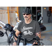 Simson Swalbe motoros póló – Egyedi klaszikus stílus a legendás motor szerelmeseinek
