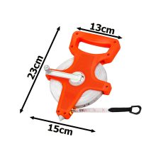 30 méteres narancssárga üvegszálas mérőszalag feltekerő karral