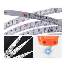 30 méteres narancssárga üvegszálas mérőszalag feltekerő karral