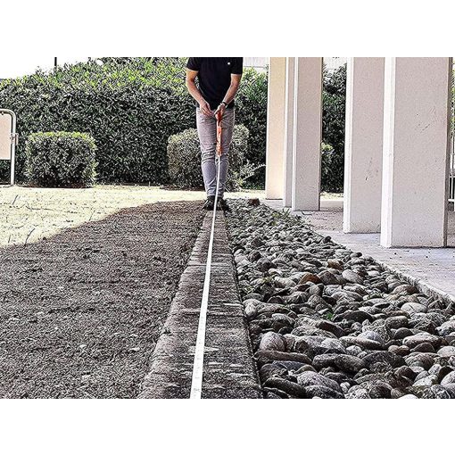 30 méteres narancssárga üvegszálas mérőszalag feltekerő karral