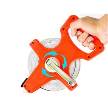 30 méteres narancssárga üvegszálas mérőszalag feltekerő karral