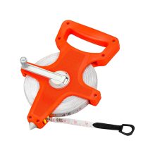 30 méteres narancssárga üvegszálas mérőszalag feltekerő karral