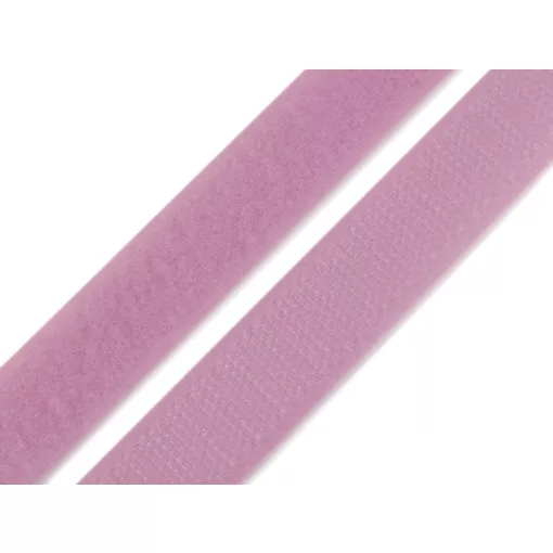 Tépőzár varrható 20 mm - Rózsaszín /komplett/