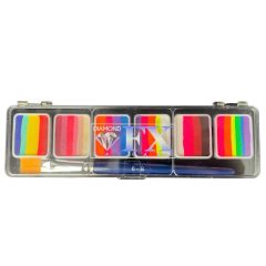 Diamond FX csíkos paletta Glow Touch of Neon 6x6 gr 