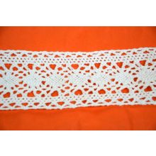 Csipke 100% pamut 1 cm-es világoskék