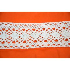 Csipke 100% pamut 1 cm-es világoskék