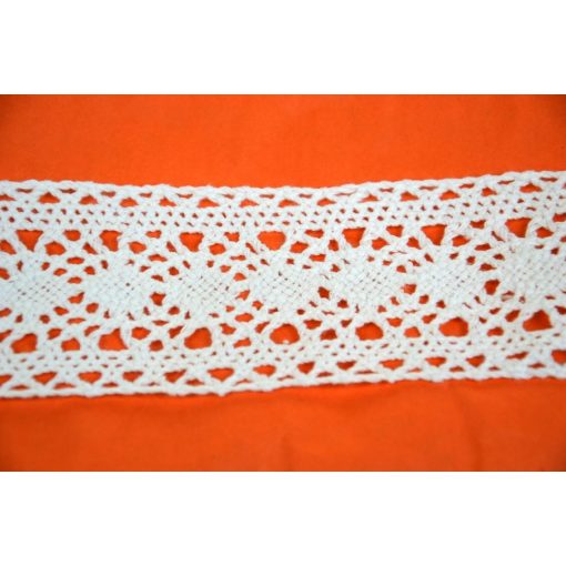 Csipke 100% pamut 1 cm-es világoskék