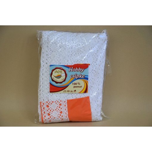 Csipke 100% pamut 1 cm-es világoskék