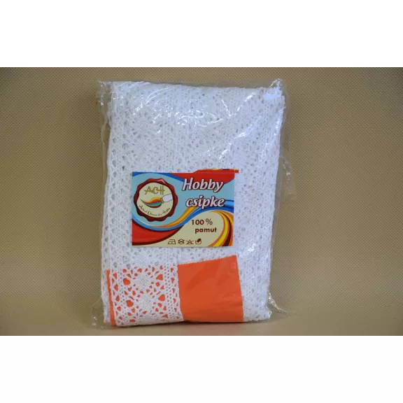Csipke 100% pamut 1 cm-es világoskék