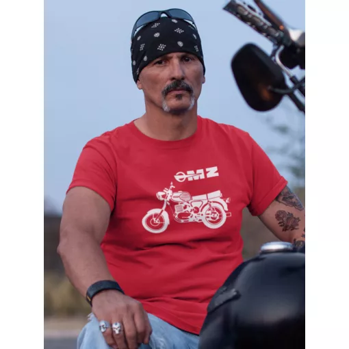 MZ TS motoros póló – Egyedi retro stílus a legendás motor szerelmeseinek