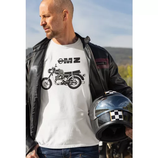 MZ TS motoros póló – Egyedi retro stílus a legendás motor szerelmeseinek