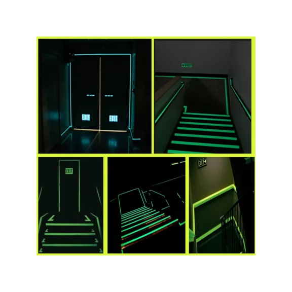 Fluoreszkáló, Sötétben Világító Szalag – 3 Méter x 2 cm