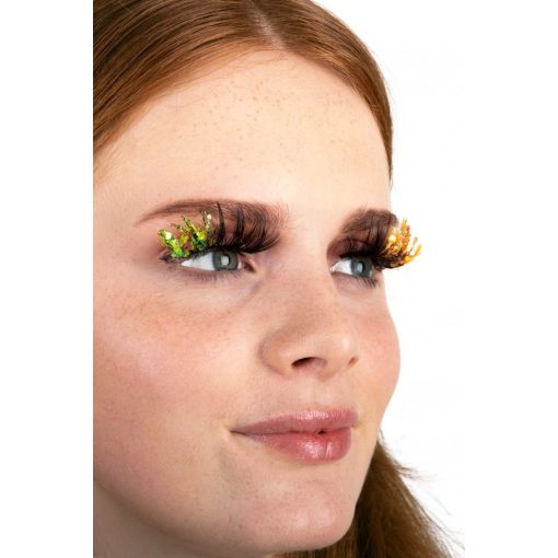 PXP fluoreszkáló Chunky műszempillák Barranquilla stílusú zöld és narancs 41443