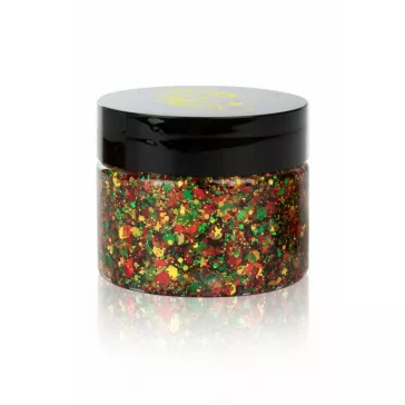 PXP chunky  csillámkrém - piros-zöld-arany 40ml