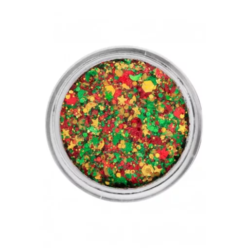 PXP chunky  csillámkrém - piros-zöld-arany 40ml