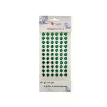 Strasszkő 10 mm Smaragd zöld 66db/cs