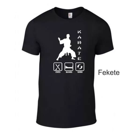 Póló - Evés, alvás, karate, újra