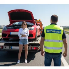 Autómentés feliratú láthatósági mellény, neon sárga fényvisszaverő biztonsági mellény, autómentő munkavédelmi felszerelés