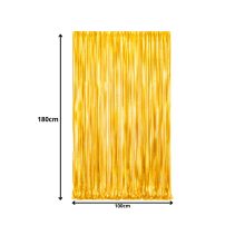 Arany színű csillogó fólia függöny öntapadós rögzítéssel fotóháttérhez