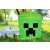 Minecraft pinyáta édességekkel töltve egy vidám születésnapi bulin.