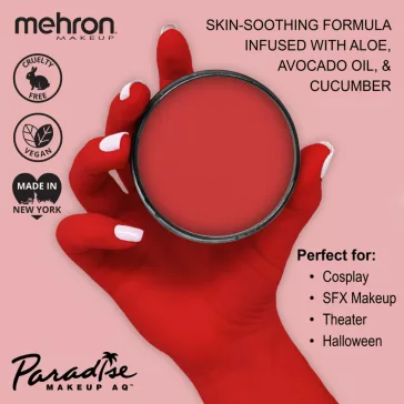   Mehron Paradise arcfesték 40g  - Meggypiros  "Beach Berry"